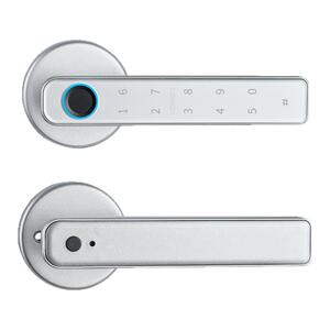 防火门锁改装指纹锁家用通道智能锁办公室密码锁室内消防门电子锁