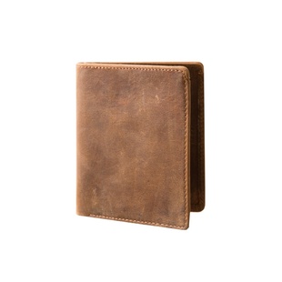 原创手工钱包短款男士真皮头层牛皮疯马皮简约复古超薄款小款钱夹