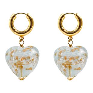 【买3免1专区】 simple rituals 手工琉璃爱心耳环女百搭小众设计