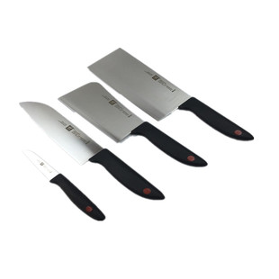 双立人points水果刀银点水果刀中片刀多用刀砍骨刀 简装