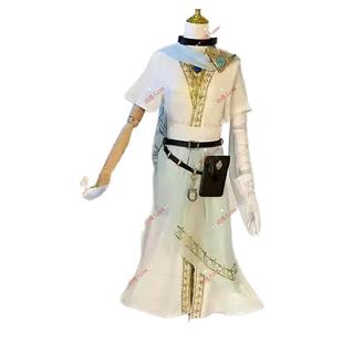 cos第五人格先知白cos服假发真理之下纯白的预言万圣节服套装男女