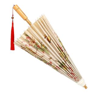 毕六福油纸伞晴雨两用泸州非遗手工防水古风伞中国风无味老式雨伞