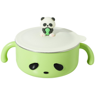 玉米儿童不锈钢辅食碗宝宝专用316食品级自主进食吃米糊保温防烫