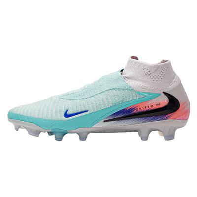 酷锐足球耐克暗煞6高端FG长钉真草比赛训练高帮足球鞋IB2468-300
