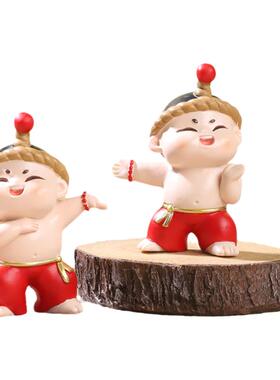 闽南拍胸舞摆件创意生日礼物可爱Q版小人客厅桌面装饰好物推荐