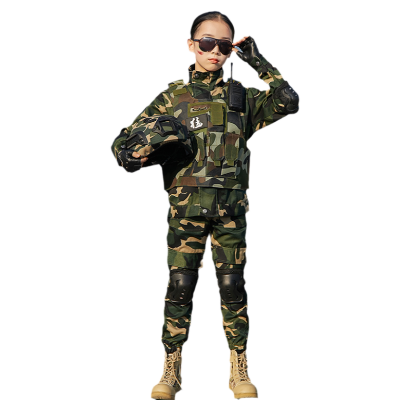 儿童迷彩服套装特种兵