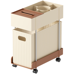 办公室桌下置物架抽屉式文具分隔收纳盒工位神器分层收纳柜小推车