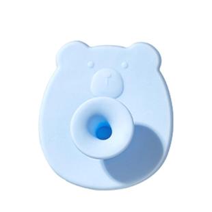 婴儿硅胶洗头刷宝宝洗澡海绵新生儿童搓澡用品幼儿去头垢发神器棉