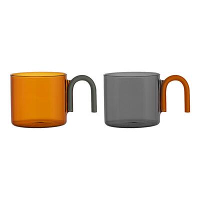 北欧ins彩色耐热倒把玻璃杯