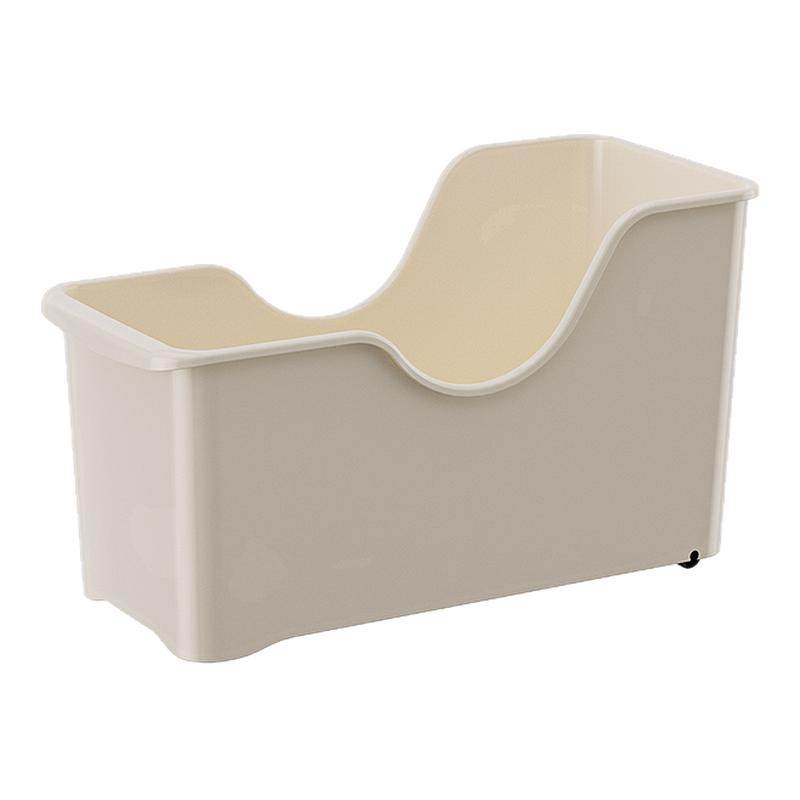 厨房锅具收纳盒整理盒锅盖调料带滑轮下水槽橱柜收纳多功能收纳架