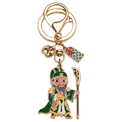中国风文创钥匙扣挂件三国系列国潮个性钥匙圈配件精致文化伴手礼