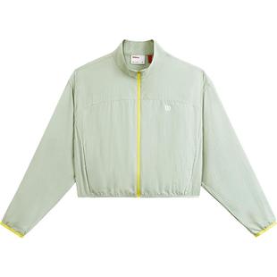 Wilson威尔胜夏季女士PROTECTION落肩设计防晒上衣网球梭织外套