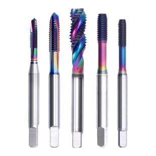 进口含钴七彩铝用细牙螺旋丝攻M8M9M10M11M12M13M16*0.75先端丝锥