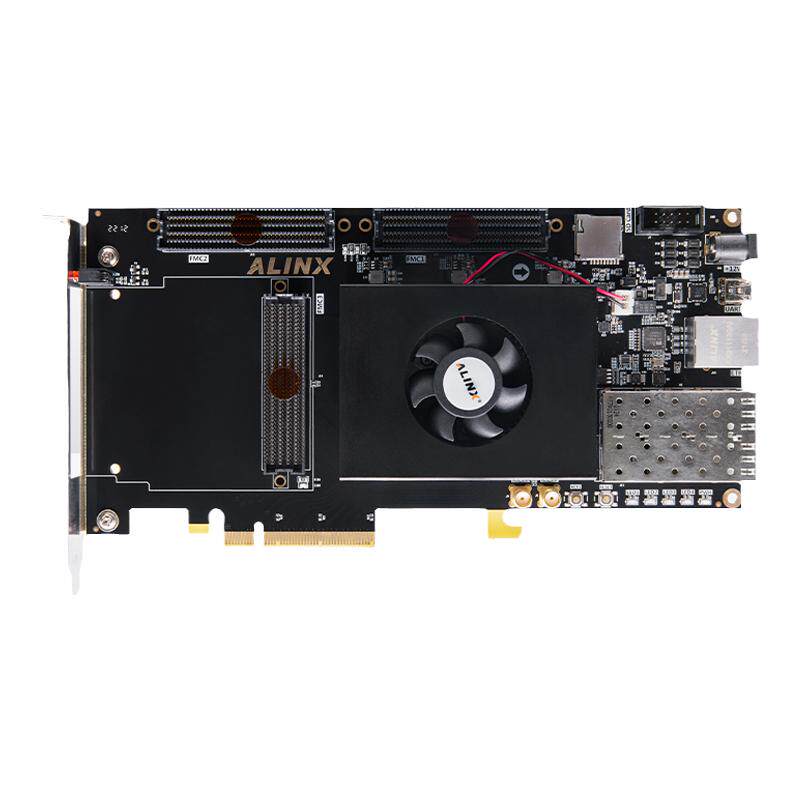 FPGA开发板ALINX黑金Xilinx Kintex UltraScale PCIE光纤XCKU060