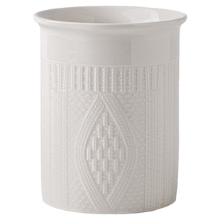 巷子尾〖有颜又实用〗厨房刀叉收纳罐陶瓷筷子筒浮雕筷筒桌面摆件