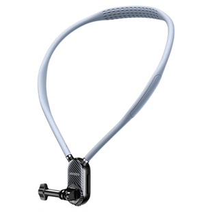 绿联挂脖相机支架运动相机适用大疆action6/5pro/4影石第一人称视角自拍摄胸前固定脖子穿戴式gopro配件神器