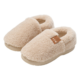 2025新款棉拖鞋女款室内家居秋冬季包跟棉鞋女月子鞋毛绒拖鞋家用