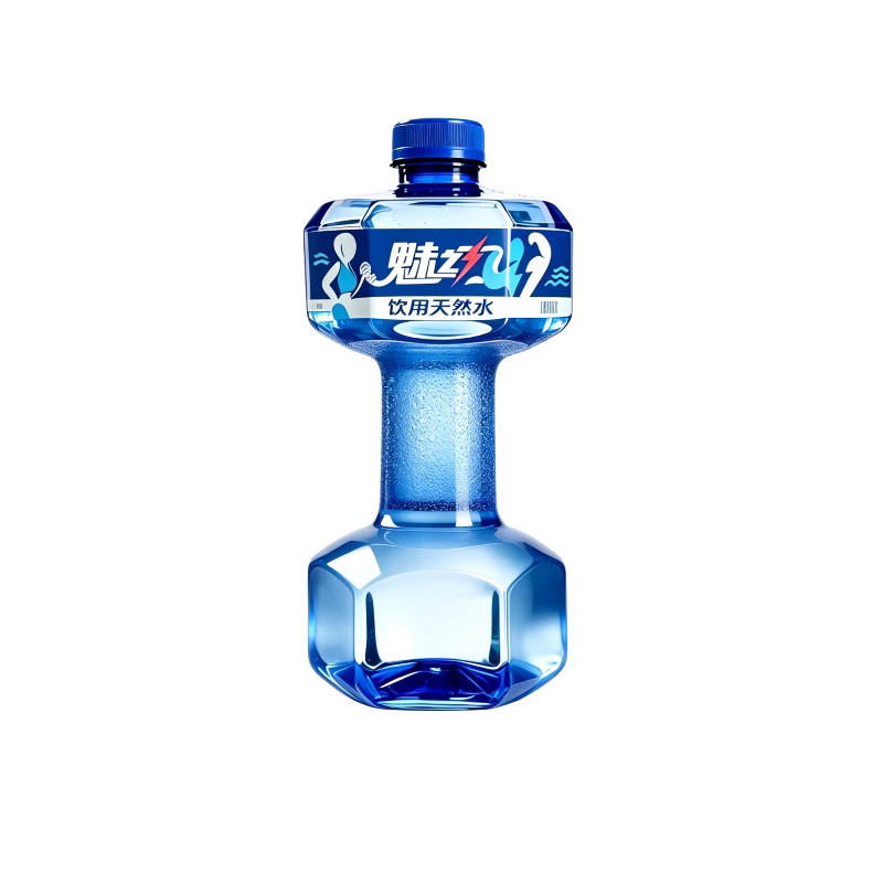 魅之力哑铃形状矿泉水饮用天然水