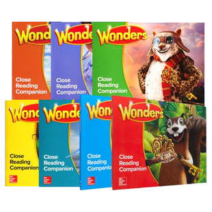 Wonders Close Reading Companion Grade 1-6 美国麦格劳希尔英语教材 精读同伴练习册 英文原版 一至六年级
