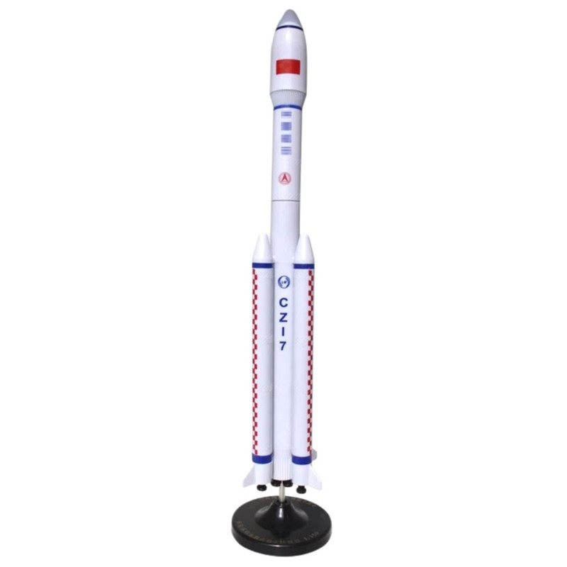 仿真长征二号3号5号7号火箭队飞机模型