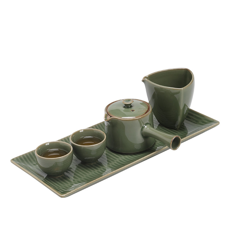 功夫茶具2人干泡简约茶具