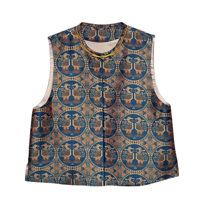 新中式国风马甲女2025春季新款