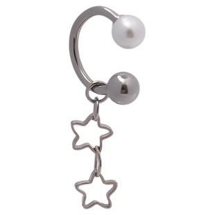 SHIMMIAN钛合金马蹄星星吊坠半环ROOK钉/高耳位/耳边骨钉ins同款