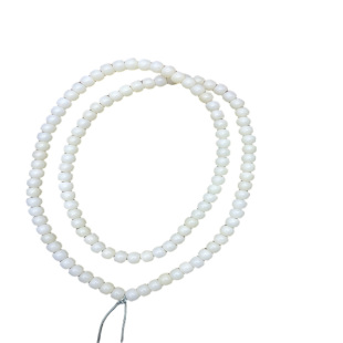 原生态天然白玉菩提根长串菩提籽文玩男女项链108颗老型小尺寸桶