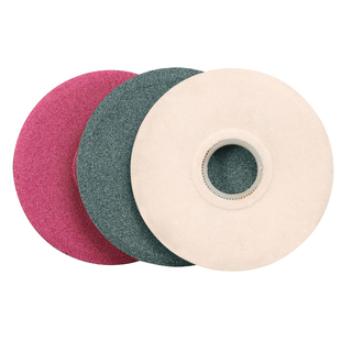 白刚玉碟型砂轮碟形抛光轮D1 100/125/150/200台式磨刀机陶瓷沙轮