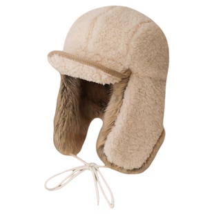 日本GP防风帽子女2026新款东北零下40度雷锋帽户外加绒保暖护耳帽