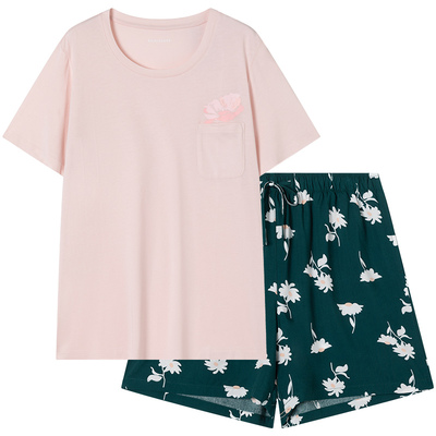 舒雅女士棉莫代尔粘纤家居服套装