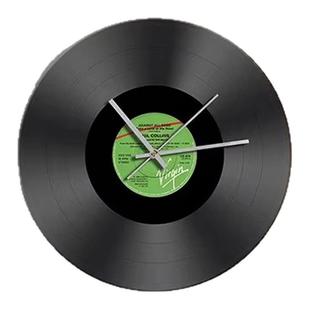 2025新款黑胶唱片时钟表复古钟表挂钟客厅餐厅装饰画艺术创意钟