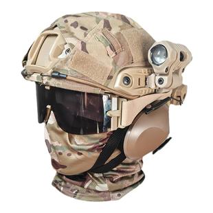 无贼WZJP海基CP迷彩四目夜视仪模型耳机风镜战术全套装备儿童成人