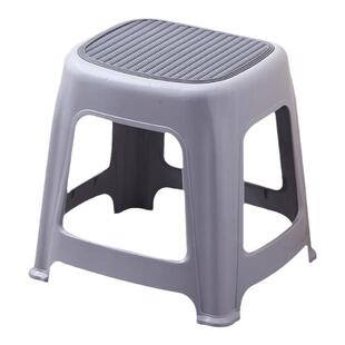 38cm高承重耐用塑料凳子客厅简约茶几凳成人防滑浴室凳儿童换鞋凳