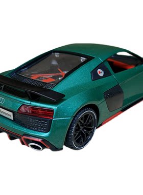 合金仿真澳迪汽车模型R8V10跑车