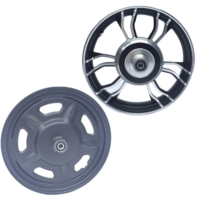 电动车轮毂14寸前轮铝圈钢圈