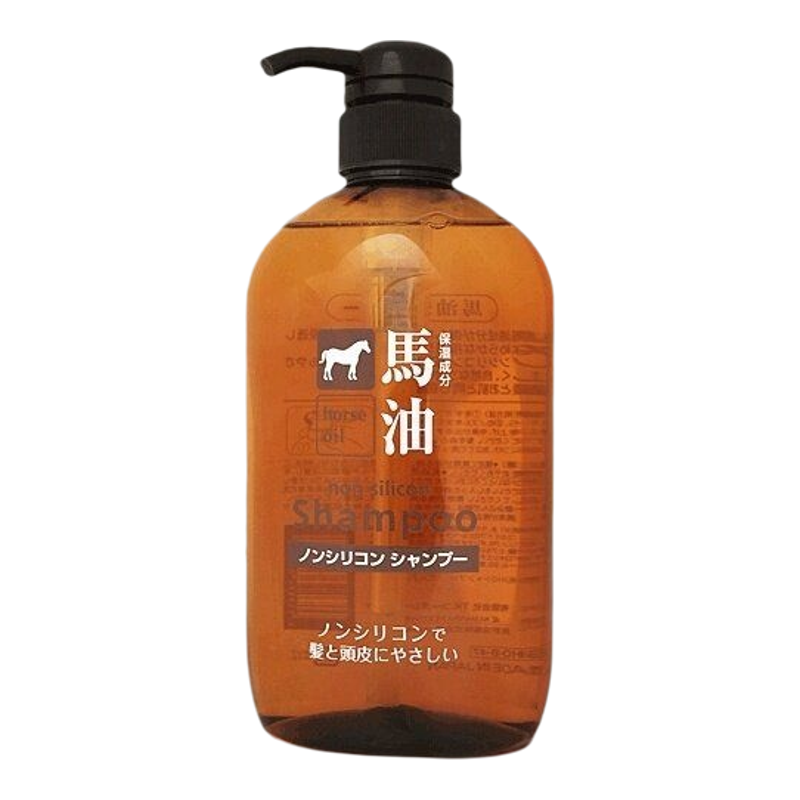 熊野油脂 马油无硅保湿洗发露600ml滋润香港进口植物精华护发精油