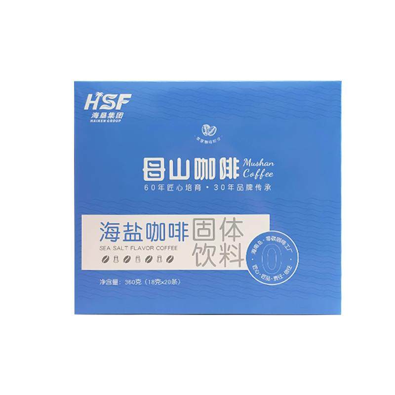 海南母山咖啡特浓海盐焦糖味浓香