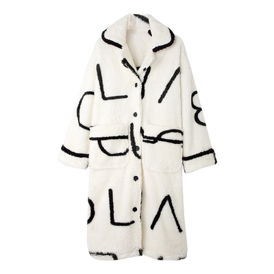 睡袍女秋冬珊瑚绒高级感长款浴袍