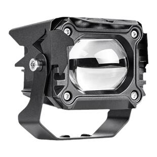 电动车灯超亮强光led大灯摩托车外置透镜射灯电瓶三轮车夜骑自装