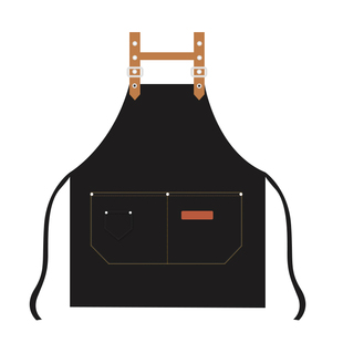 新款防水围裙定制logo印字商用餐饮专用厨房超市饭店工作服订做女