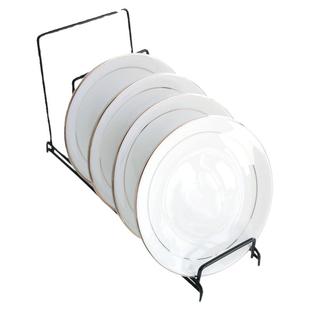 陶瓷骨碟10个装家用吐骨碟金边小餐盘装骨头6英寸碟子餐桌垃圾盘