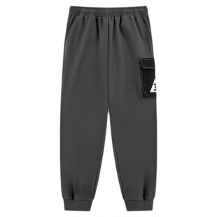 乔丹童装男童长裤秋季儿童宽松户外运动梭织裤子大童篮球运动长裤