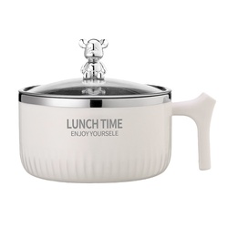 304不锈钢泡面碗带盖汤碗