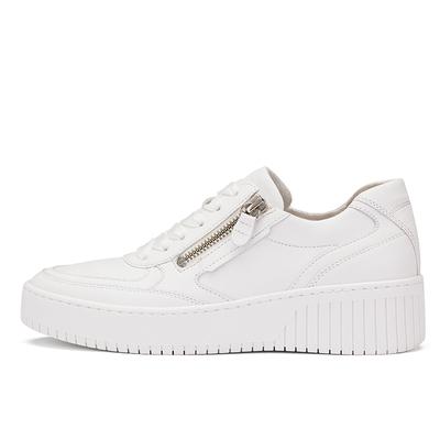 嘉步休闲平底厚底小白鞋运动鞋