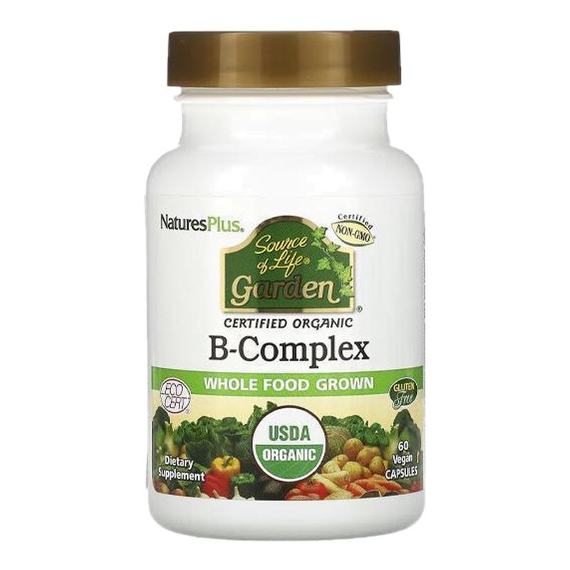 Nature's Plus自然加复合维生素B族23种有机果蔬配方强抵御代谢VB