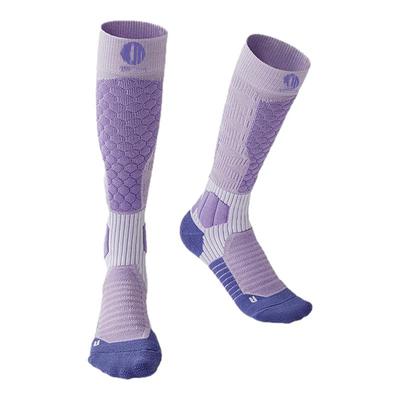 专业滑雪袜女保暖冬季美利奴羊毛加厚压力登山中筒户外运动男袜子