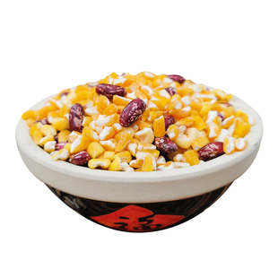 东北正宗粘黏大碴子碴玉米粒糁茬粥杂粮笨新红花芸豆小粒组合碴子