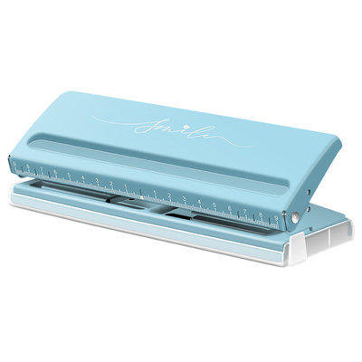 六孔打孔机间距可调省力结构