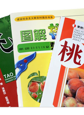 桃树栽培技术+图说桃典型病虫害防治+桃树修剪书籍果树种植栽培技术书桃树管理技术书桃树修剪书籍似猕猴桃种植书籍大全高效栽培桃